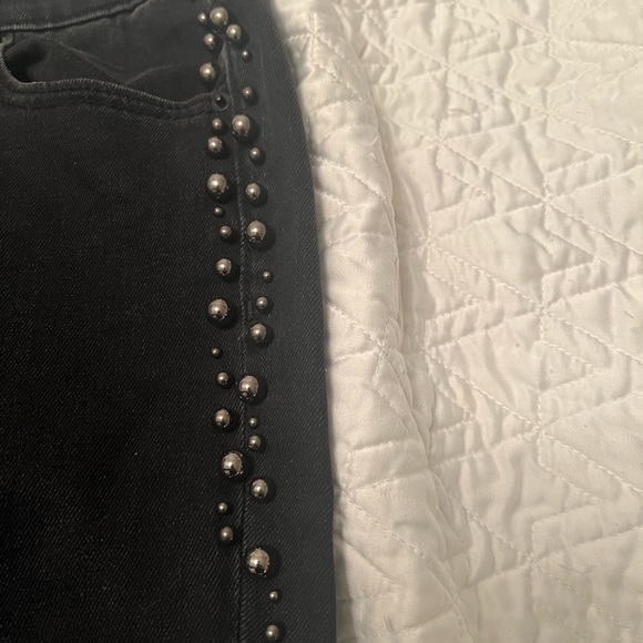 Drift wood brand Jackie Faux Pearl embellished ankle skinny jeans - Picture 4 of 8